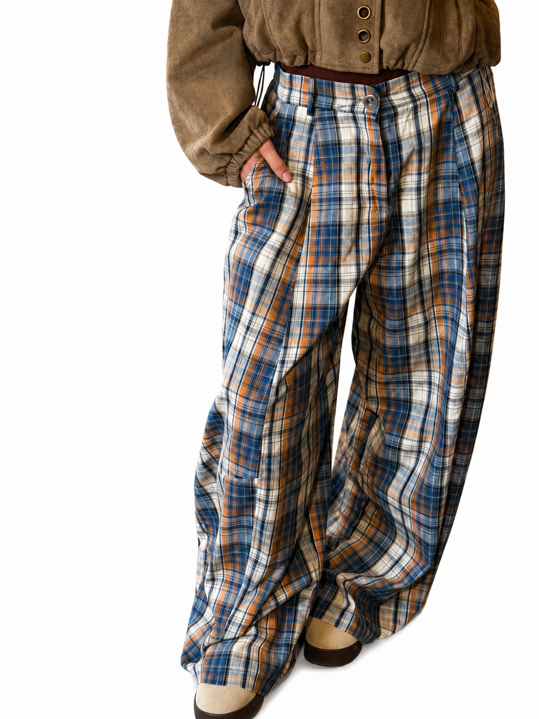 PANTALÓN CUADROS 26R0011