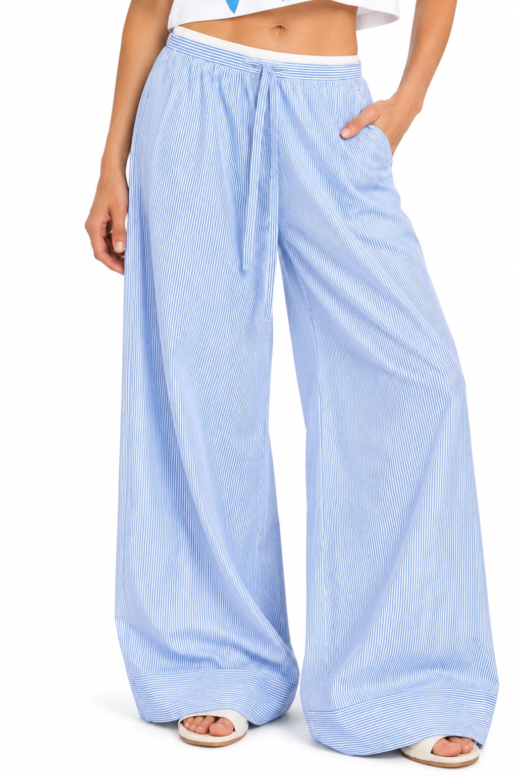 PANTALON CAMISERO RAYADO 24R1190