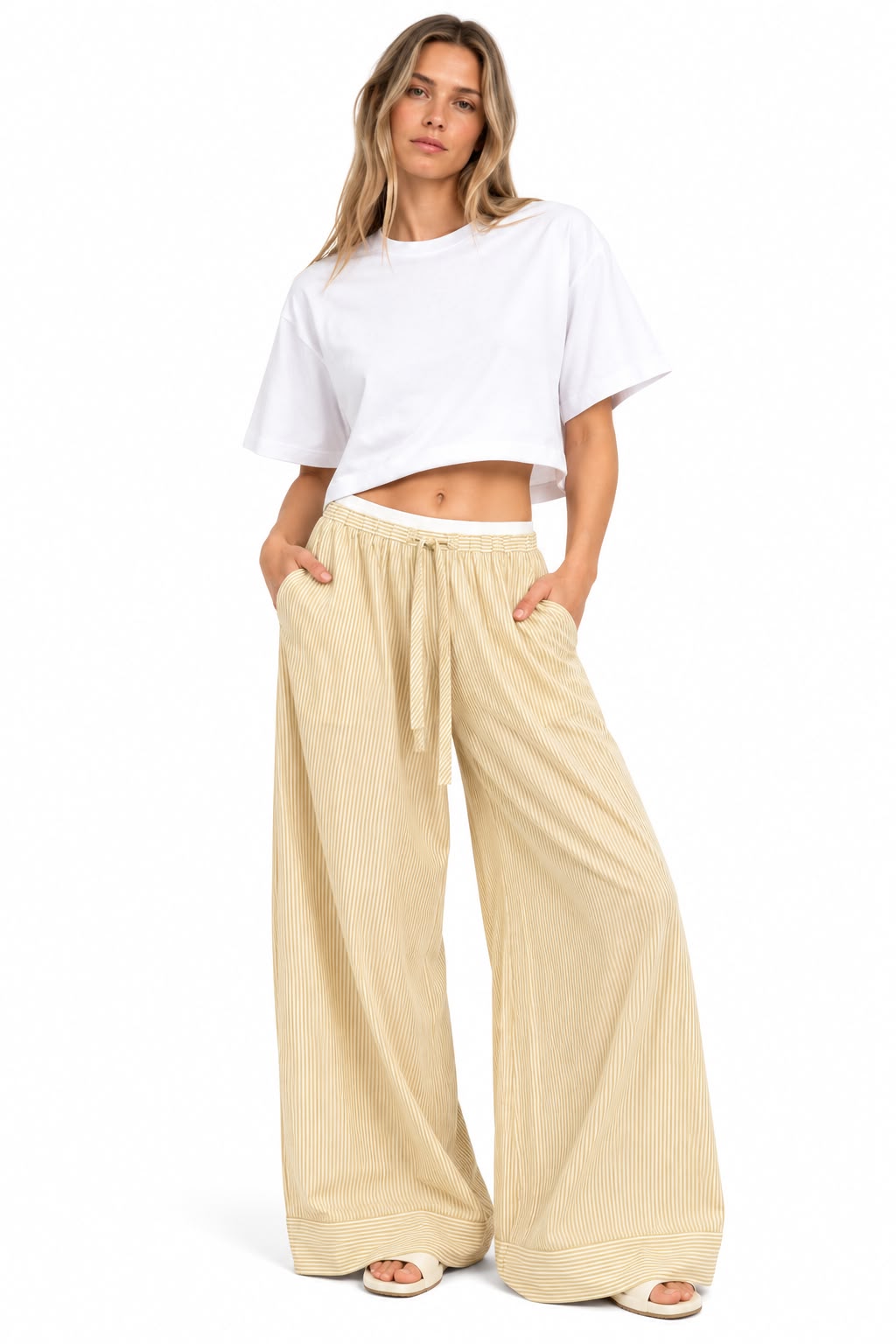PANTALON CAMISERO RAYADO 24R1190