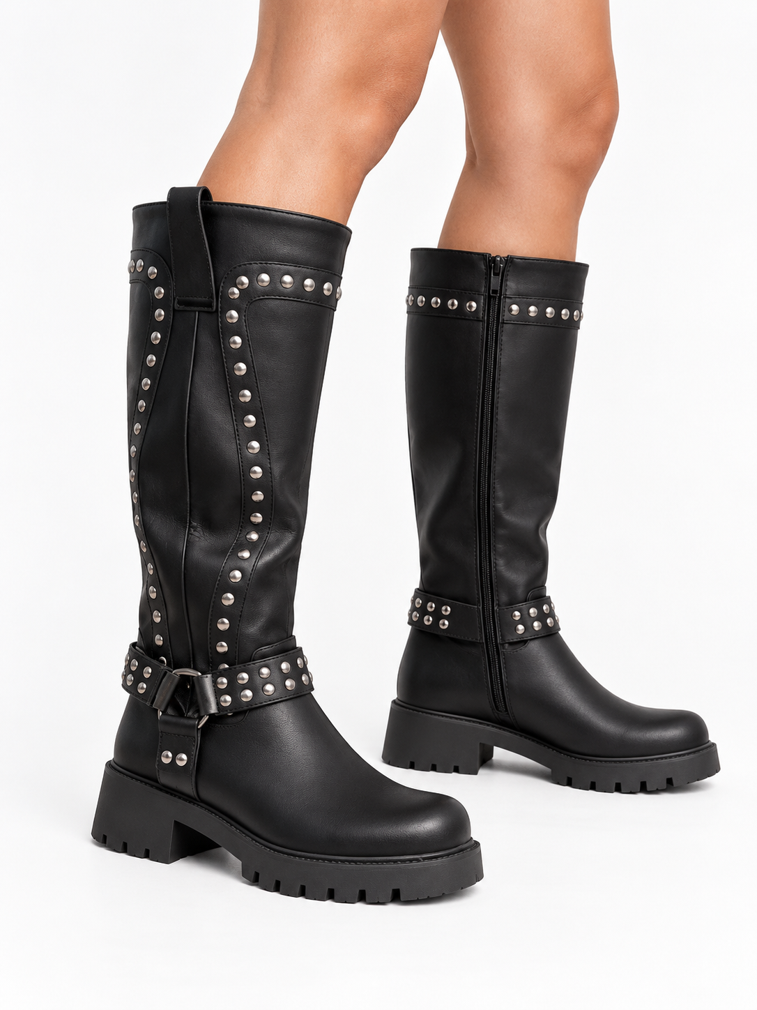 BOTA TACHAS CAÑA ALTA 25C90321