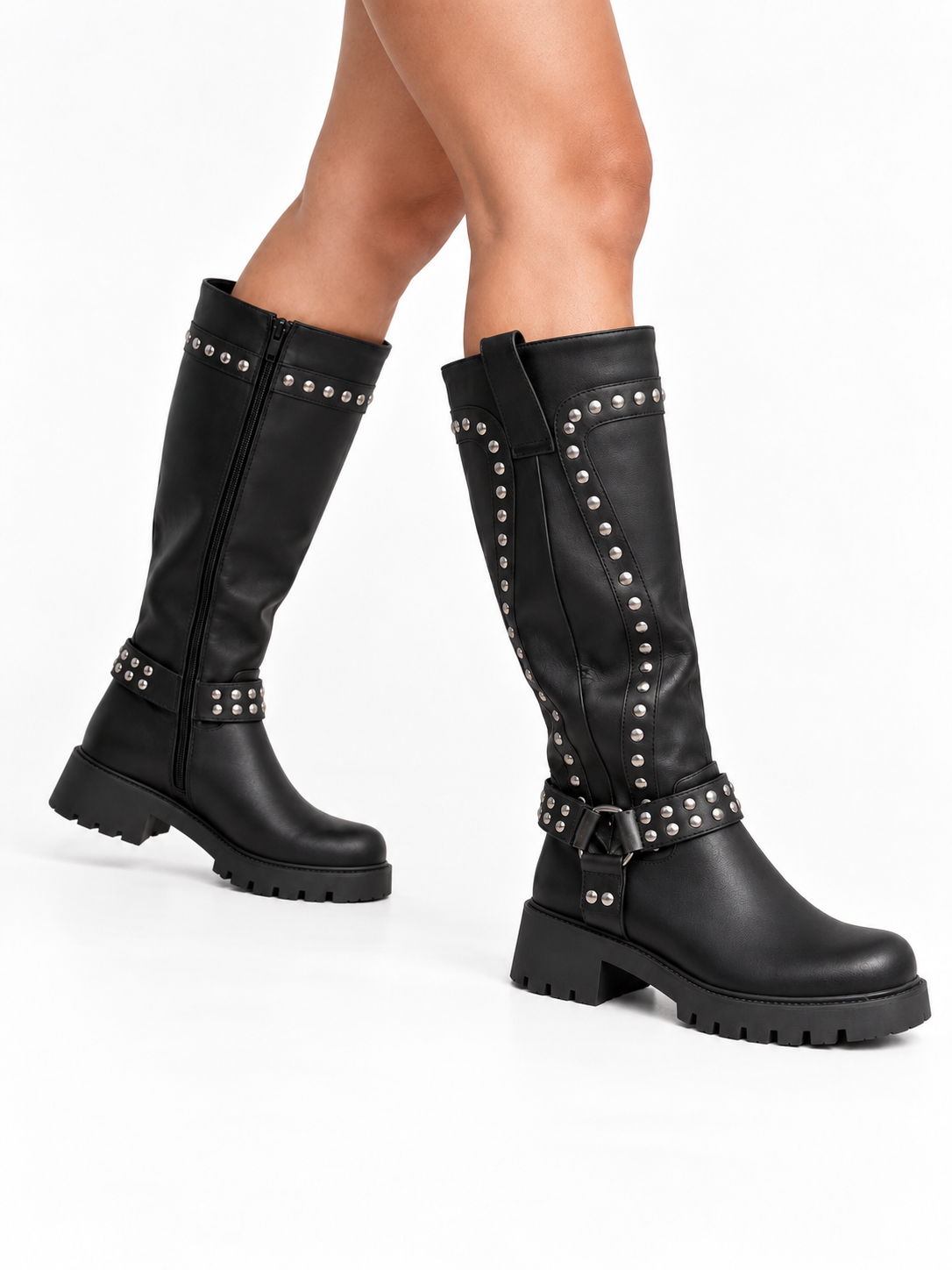 BOTA TACHAS CAÑA ALTA 25C90321