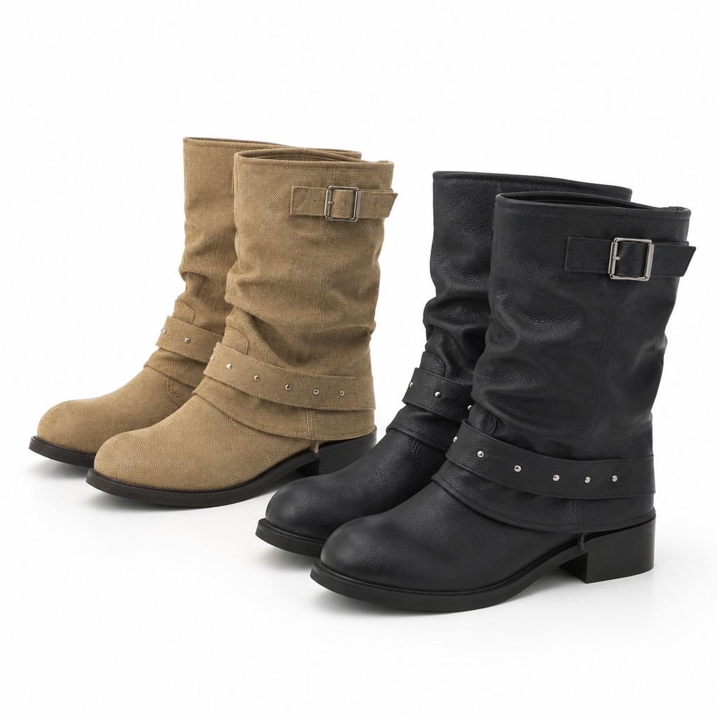 BOTA CORTA CUERINA TELA 26C0051