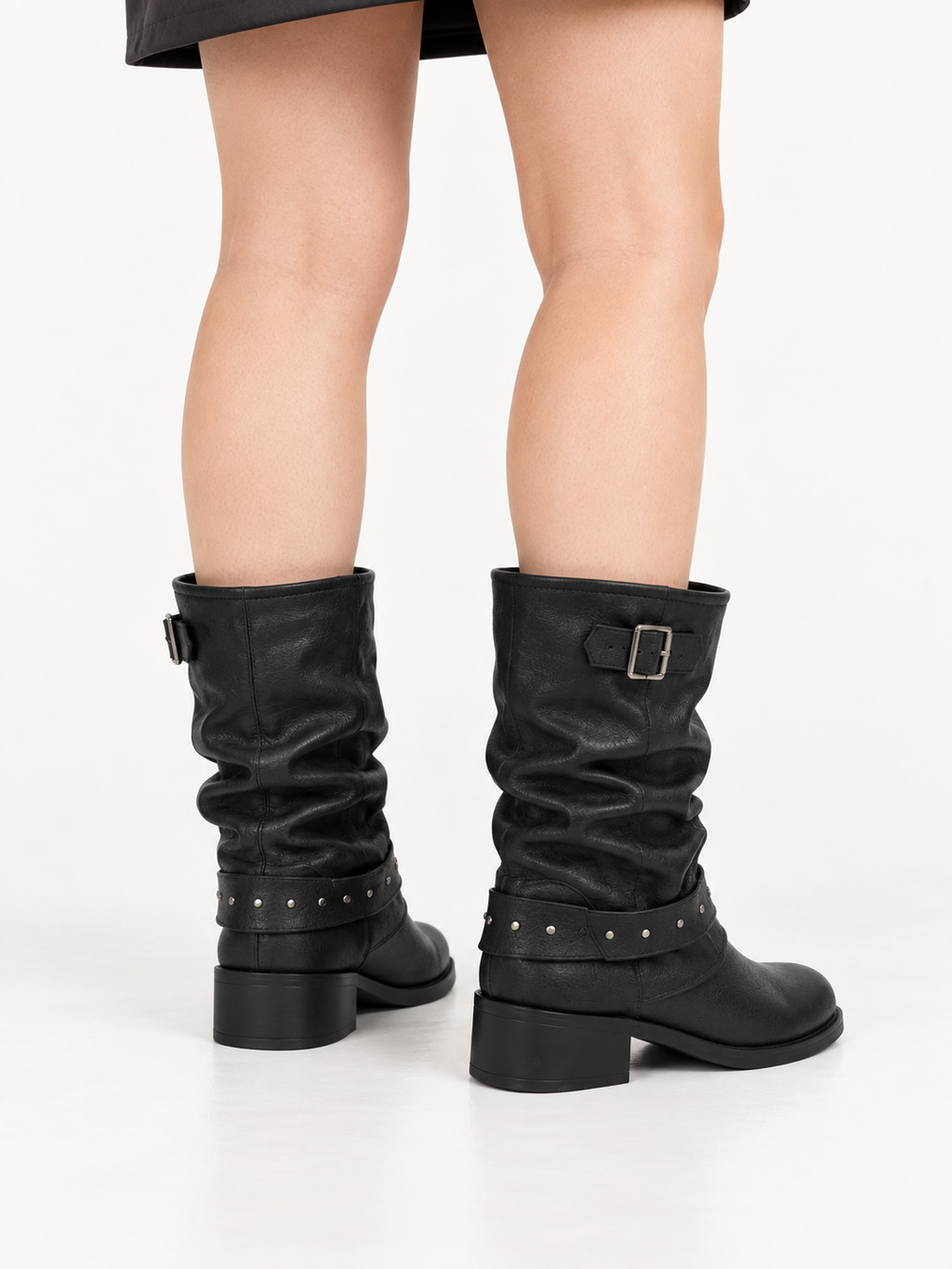BOTA CORTA CUERINA TELA 26C0051