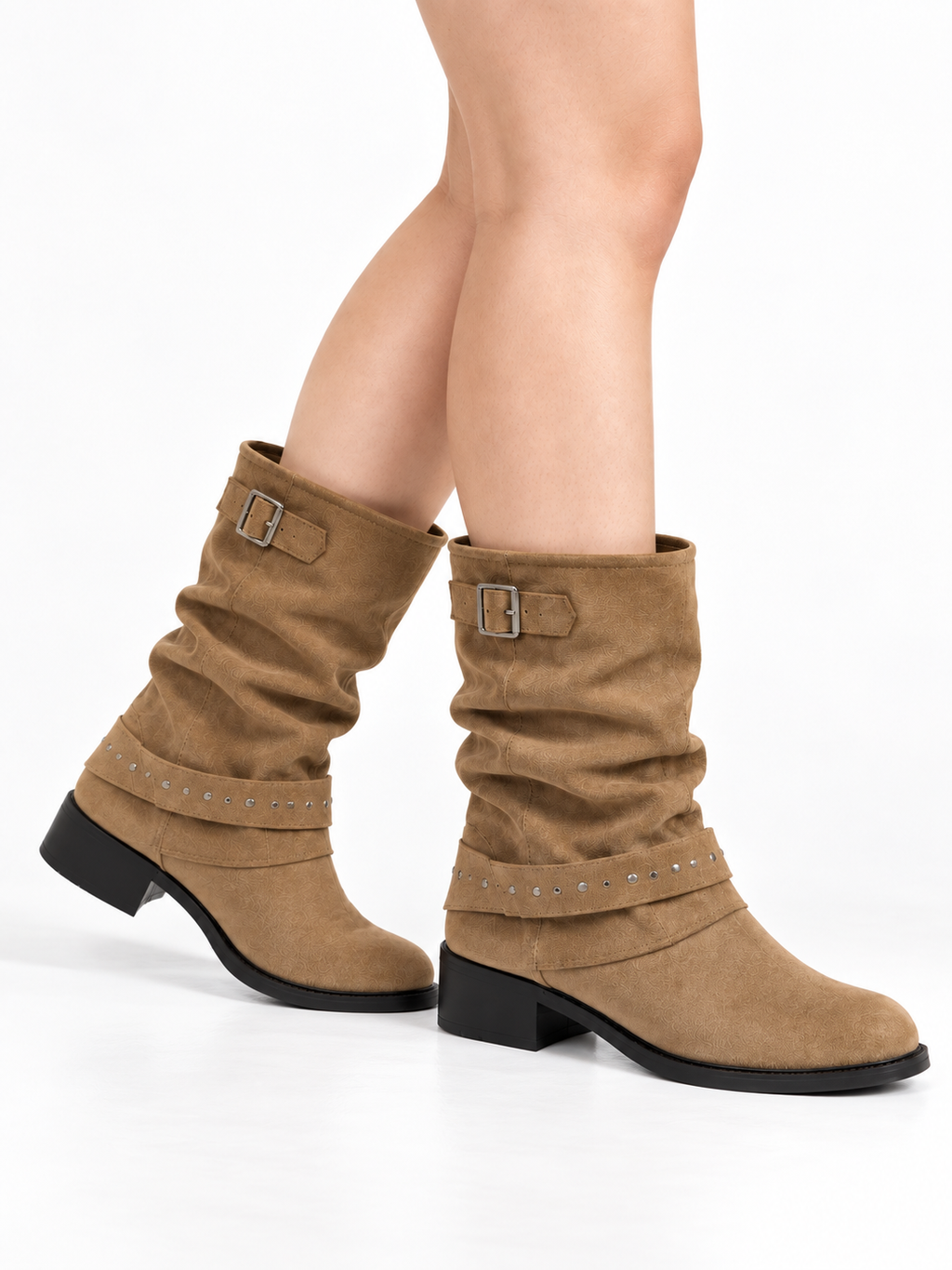 BOTA CORTA CUERINA TELA 26C0051