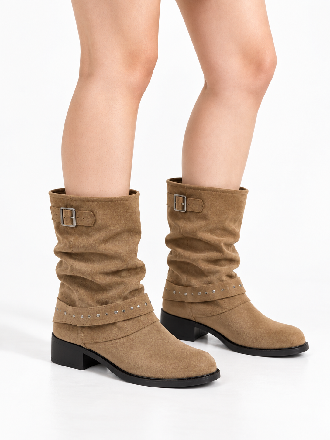 BOTA CORTA CUERINA TELA 26C0051