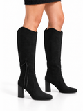 BOTA GAMUZA TACO ANCHO 26C0085