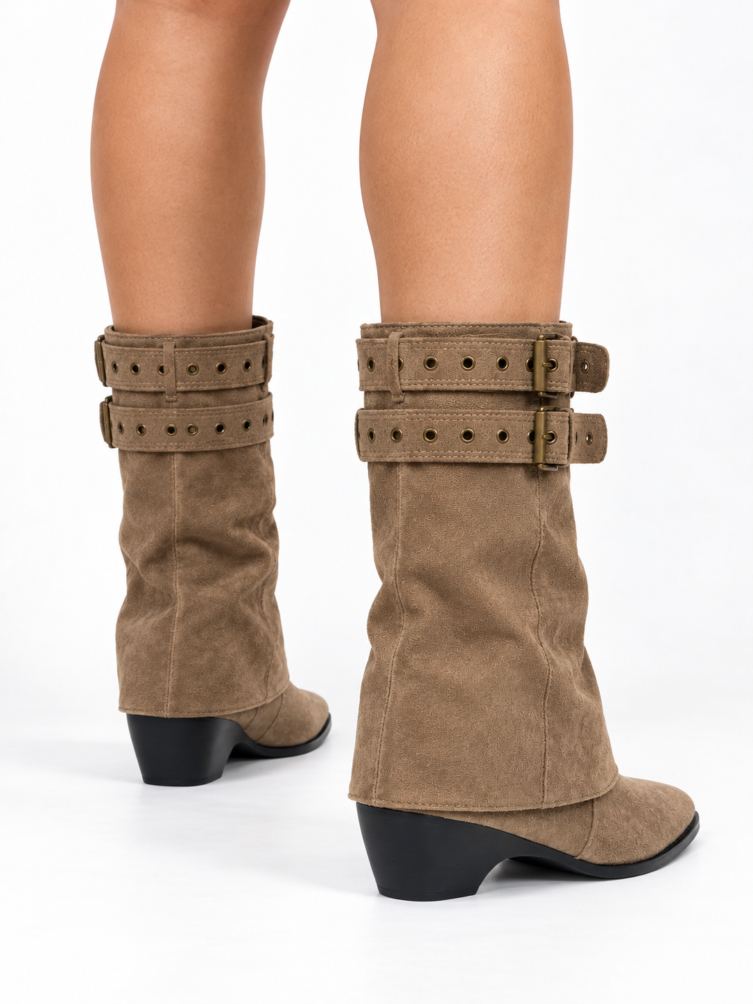 BOTA HEBILLAS CAQUI 26C0086