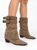 BOTA HEBILLAS CAQUI 26C0086