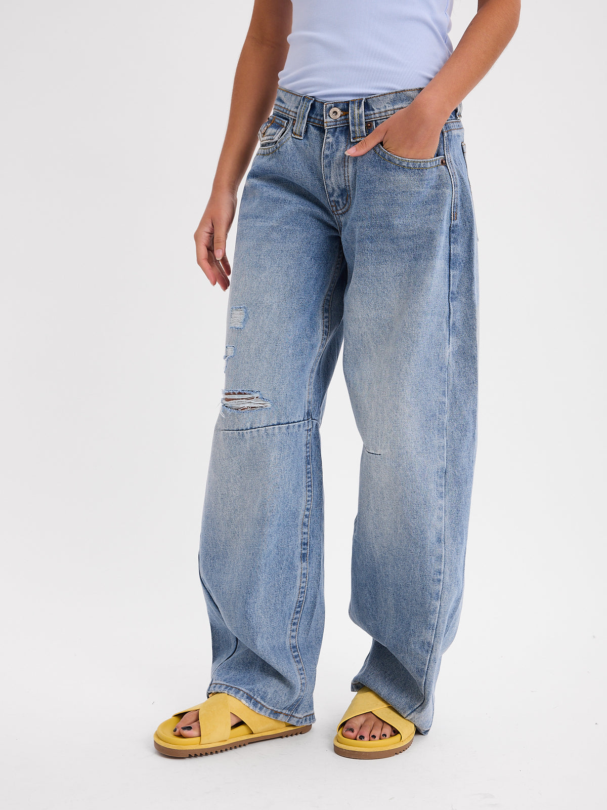 PANTALON VAQUERO MUJER 26R0083