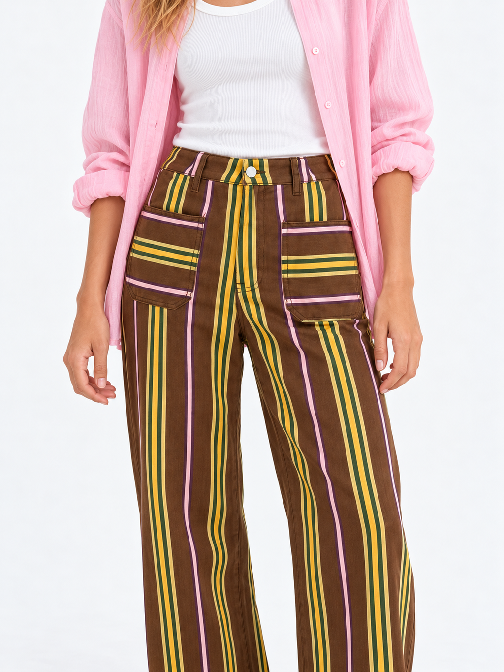 PANTALÓN RAYAS BOLSILLOS 26R0200