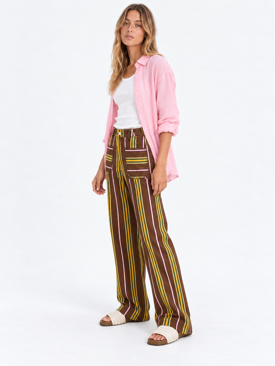 PANTALÓN RAYAS BOLSILLOS 26R0200