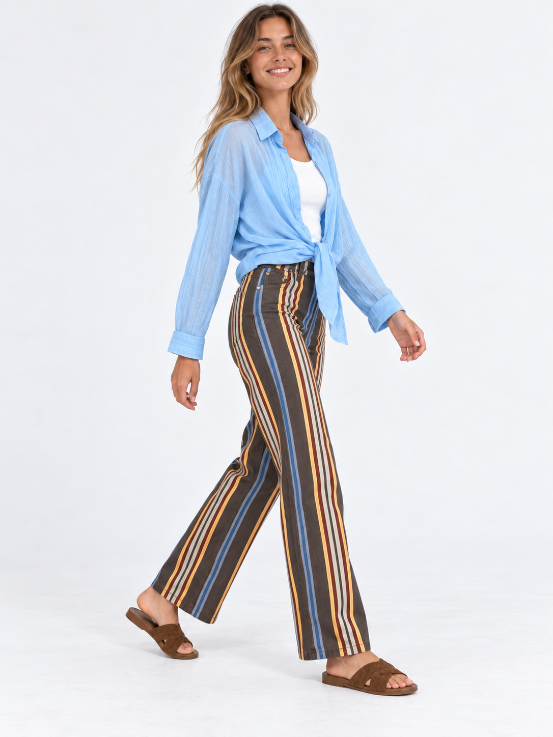PANTALÓN LARGO RAYAS 26R0201