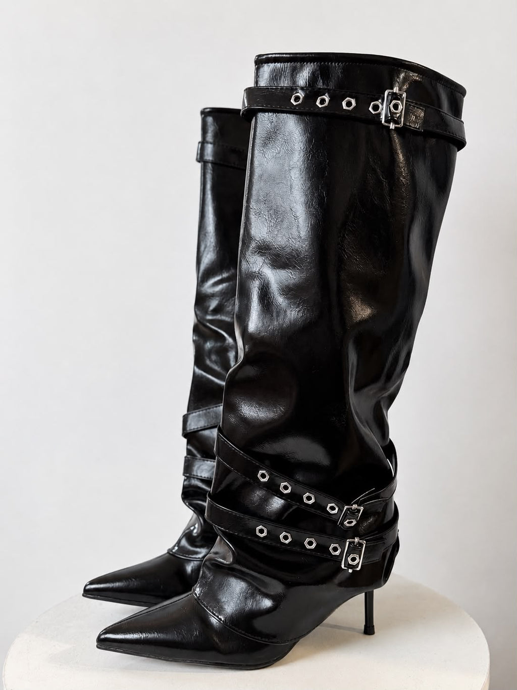 BOTA ALTA CON HEBILLAS 26C0034