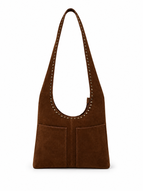 BOLSO GAMUZA TACHAS 26C0076