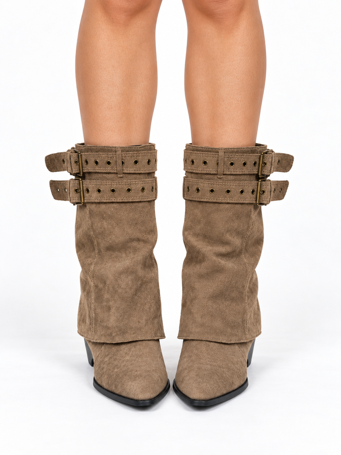 BOTA HEBILLAS CAQUI 26C0086