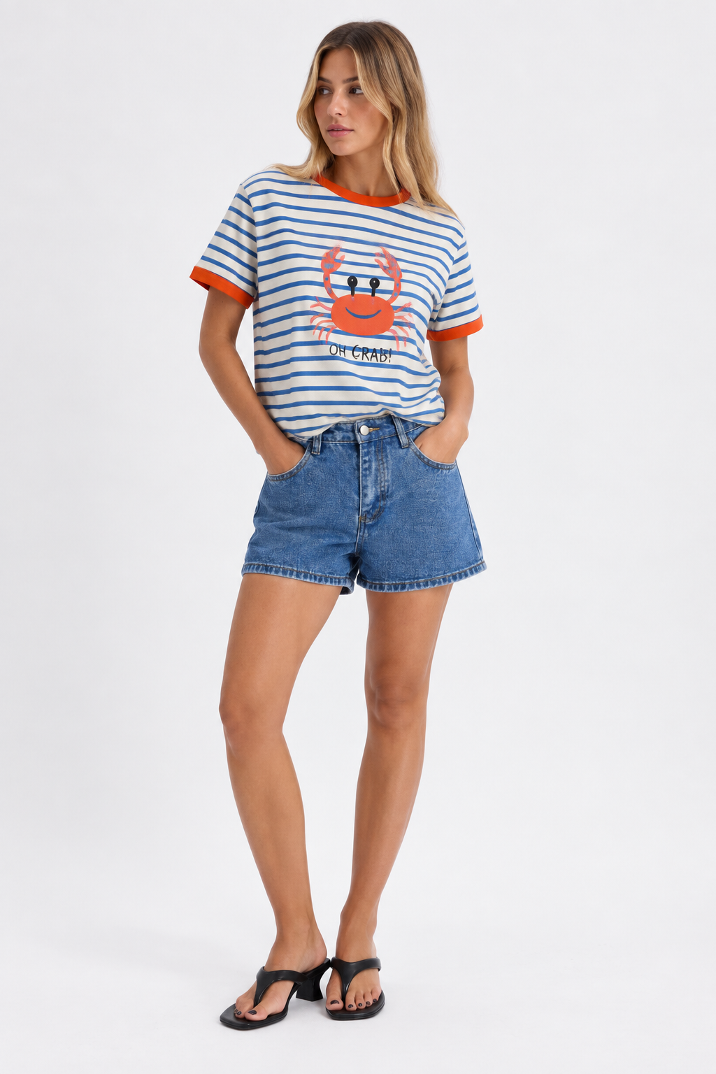 REMERA CANGREJO RAYAS AZULES 26R0186