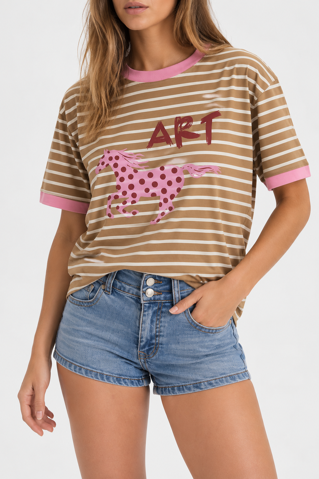 REMERA ART CABALLITO 26R0189