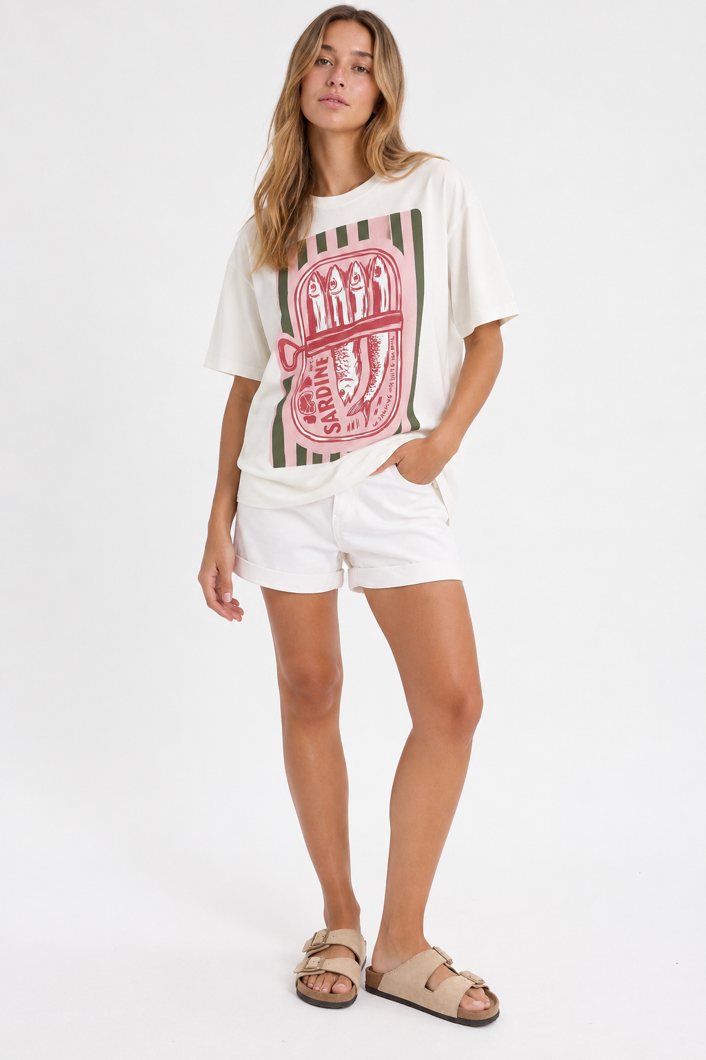 REMERA RAYAS CUATRO PECES 26R0174
