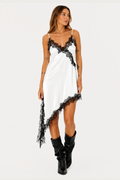 VESTIDO SEDA ENCAJE 25R8217