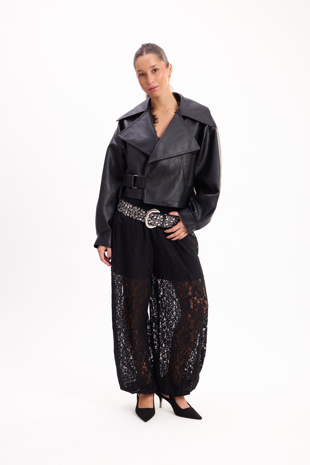 PANTALÓN BABUCHA ENCAJE 26R0036