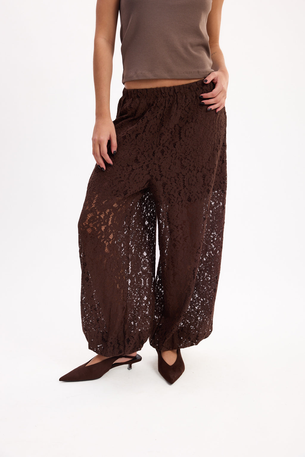 PANTALÓN BABUCHA ENCAJE 26R0036