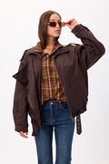 BOMBER SIMIL GAMUZA 25R8312