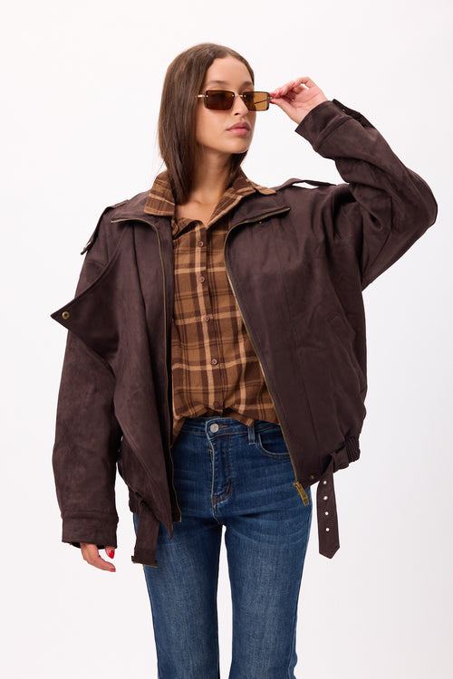 BOMBER SIMIL GAMUZA 25R8312