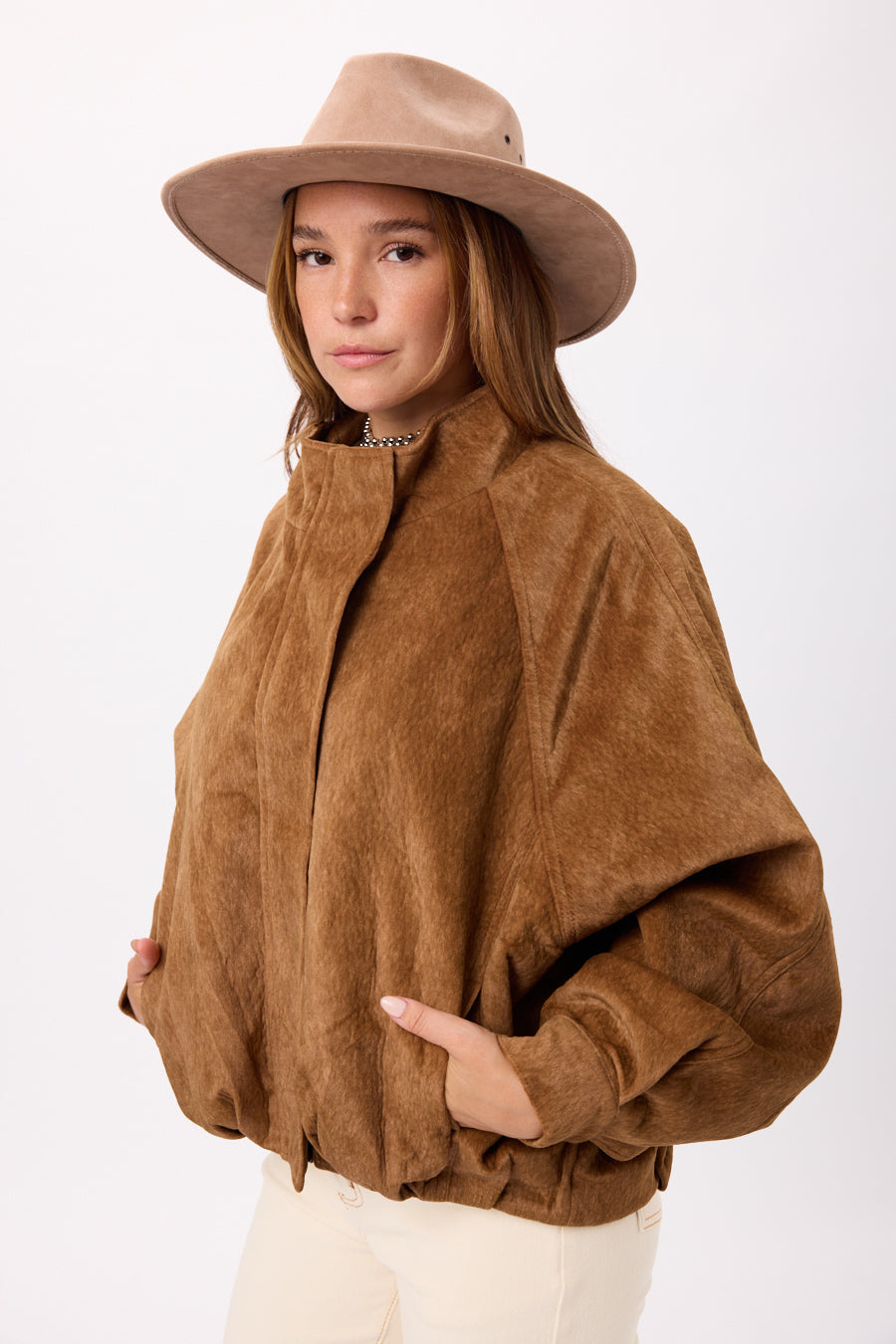 BOMBER SIMIL GAMUZA 25R8310