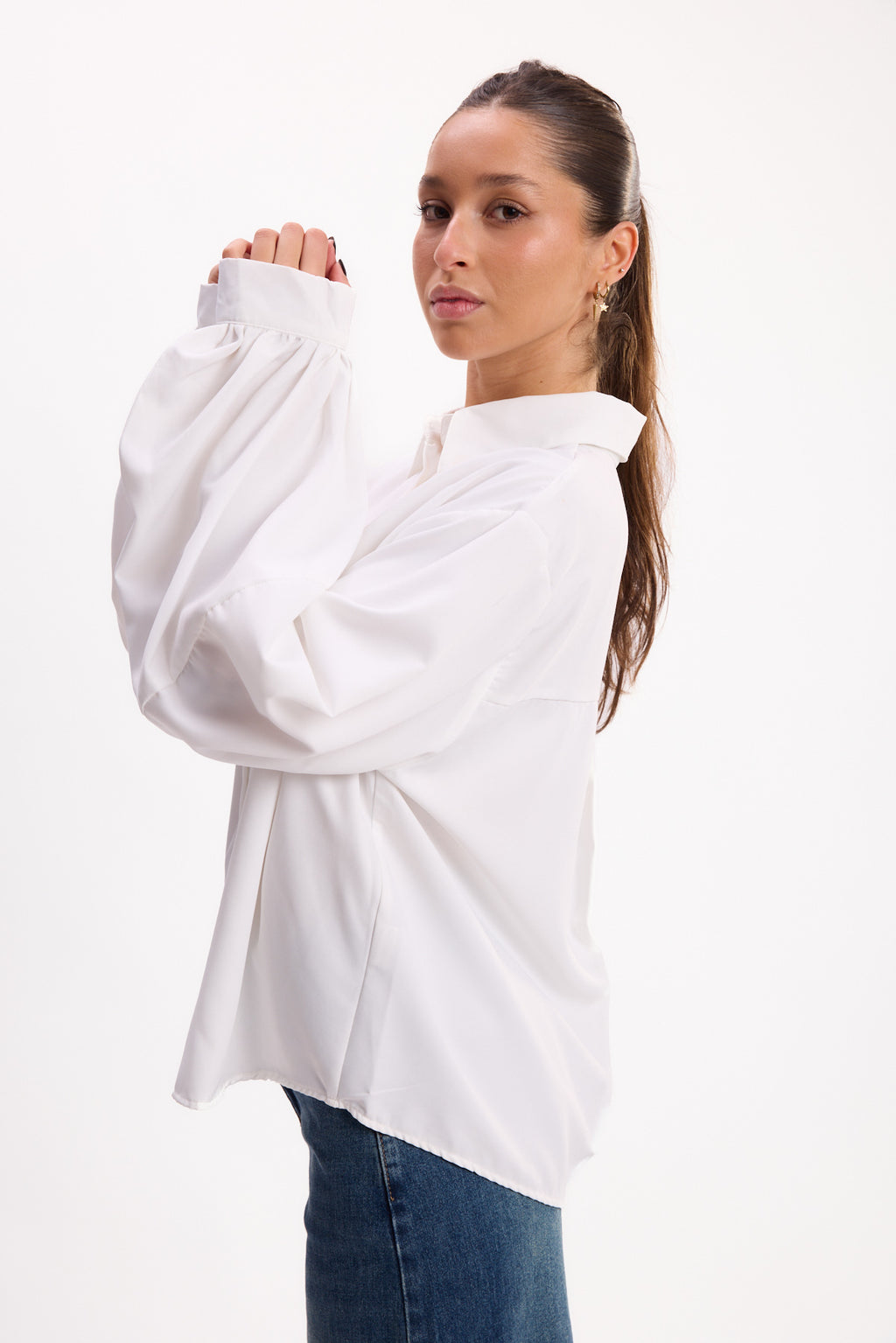 CAMISA MANGA GLOBO 26R0022