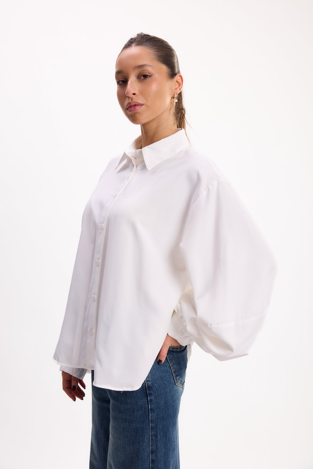 CAMISA MANGA GLOBO 26R0022