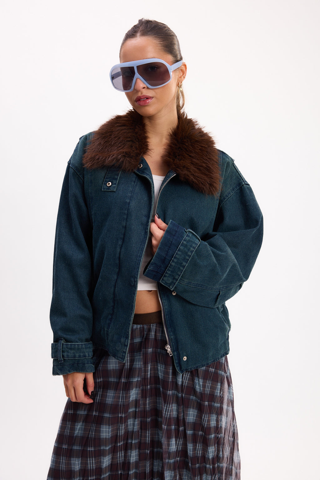 CHAQUETA JEAN PELUDO 26R0023