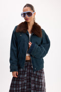 CHAQUETA JEAN PELUDO 26R0023