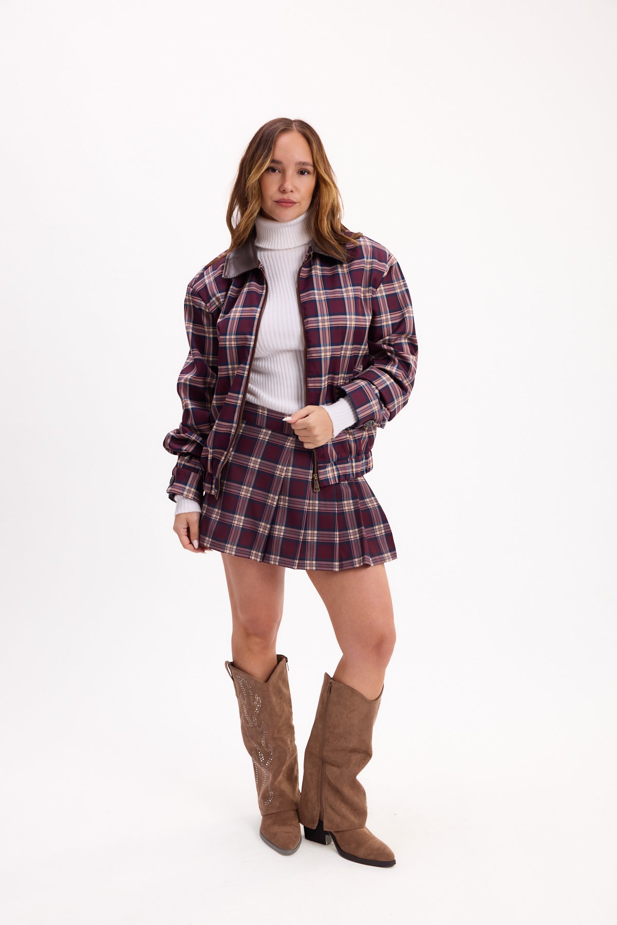 CHAQUETA CUADROS 26R0024
