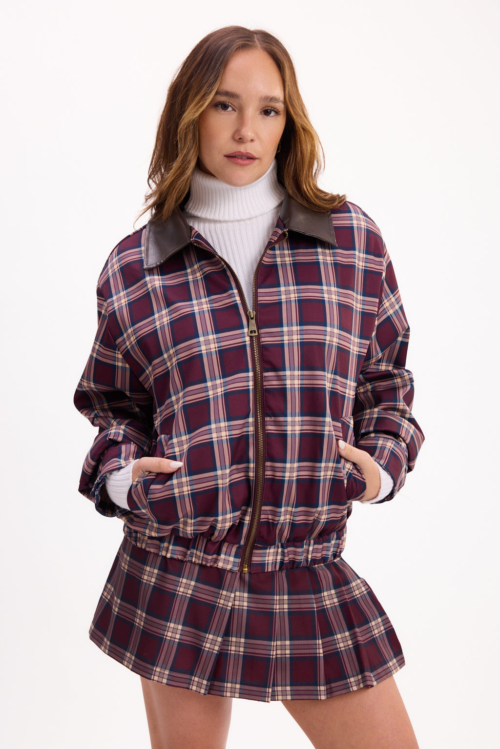 CHAQUETA CUADROS 26R0024