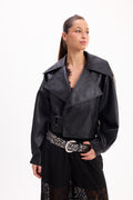 CHAQUETA CUERINA TEXTURA 26R0046