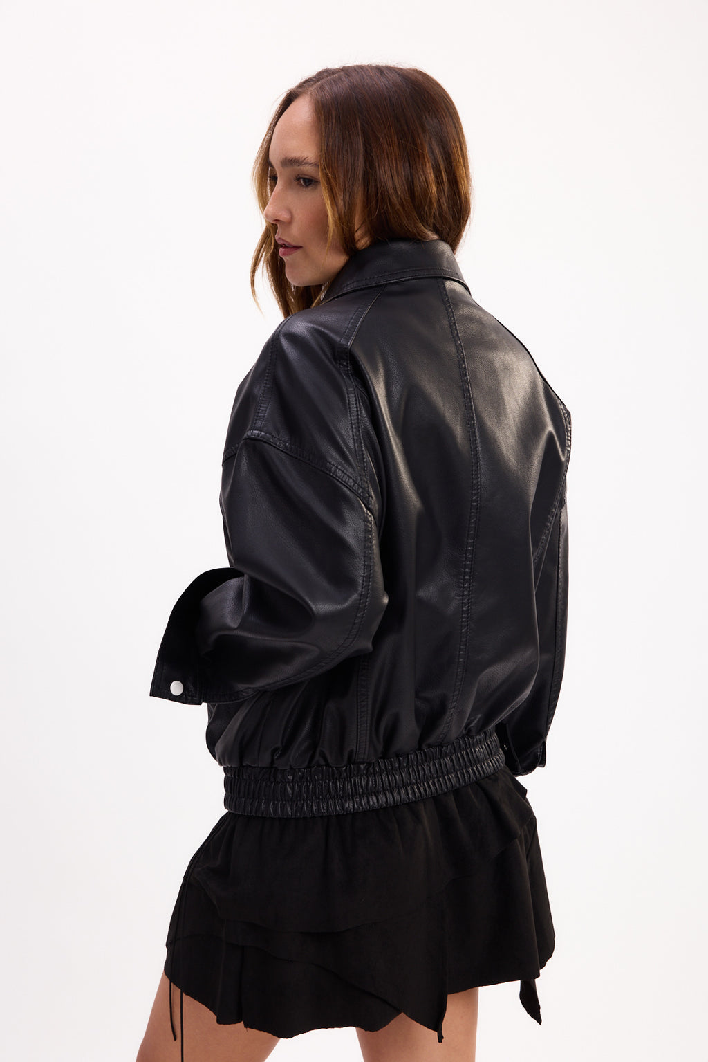 CHAQUETA SIMIL CUERO 25R8364
