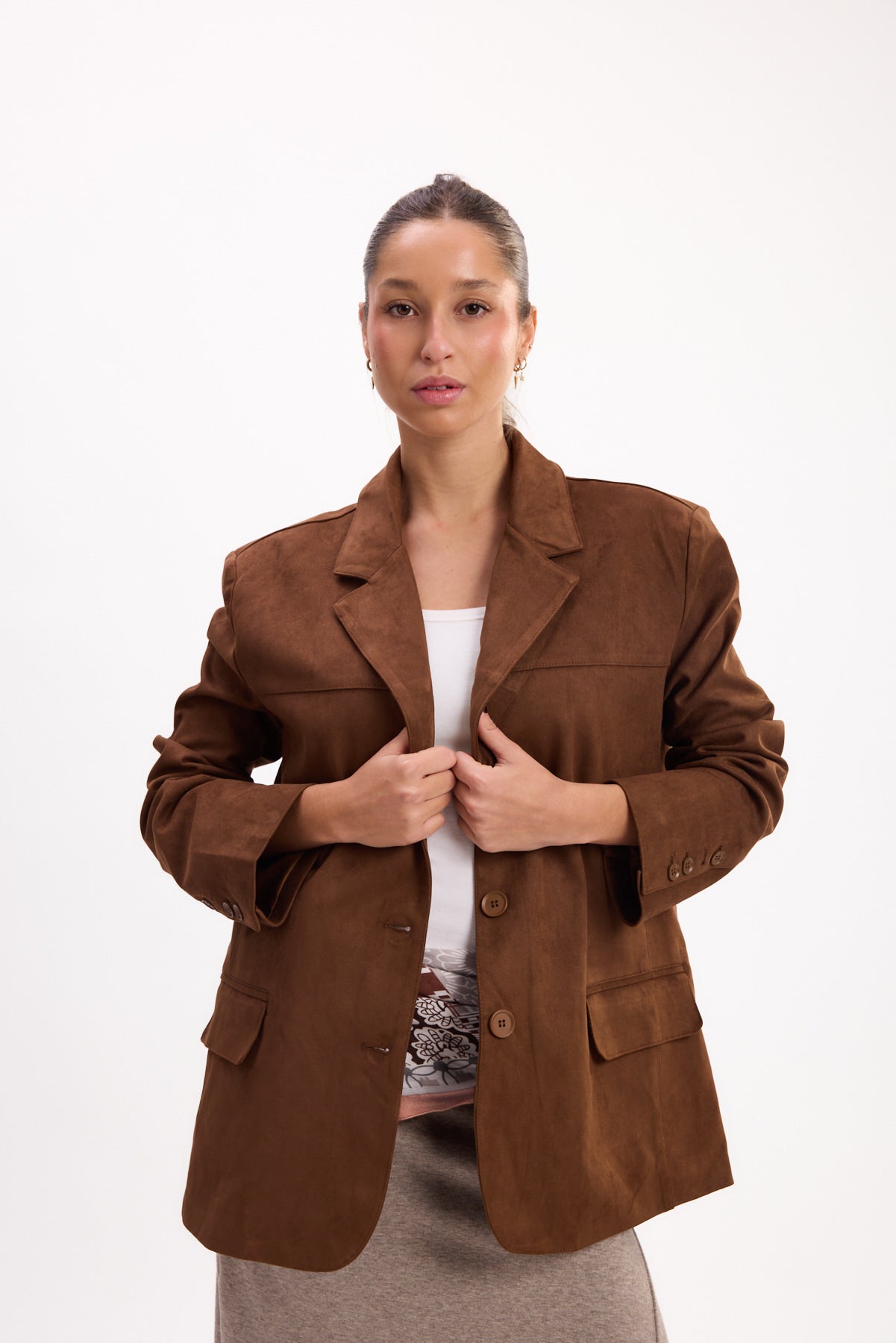 BLAZER SIMIL GAMUZA 26R0009