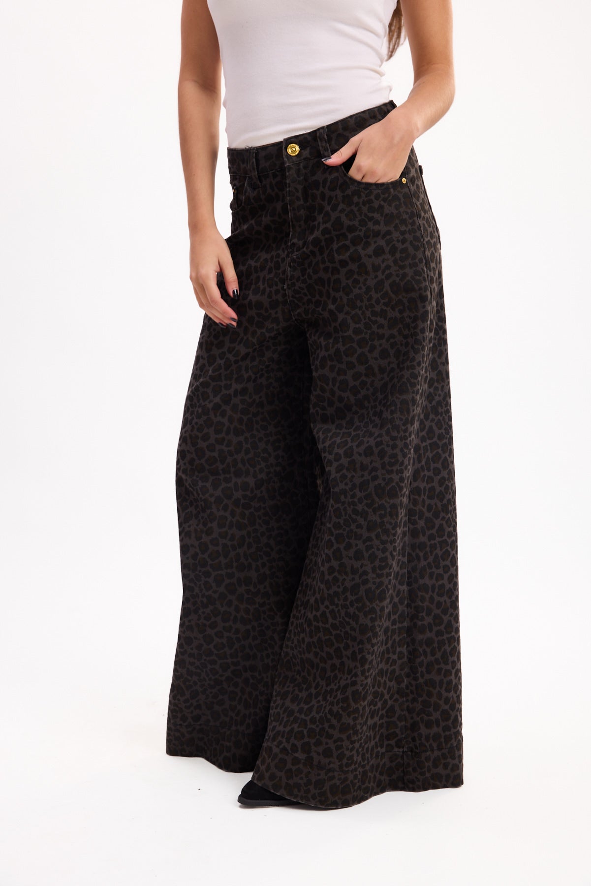JEAN ANCHO ANIMAL PRINT 25R8283