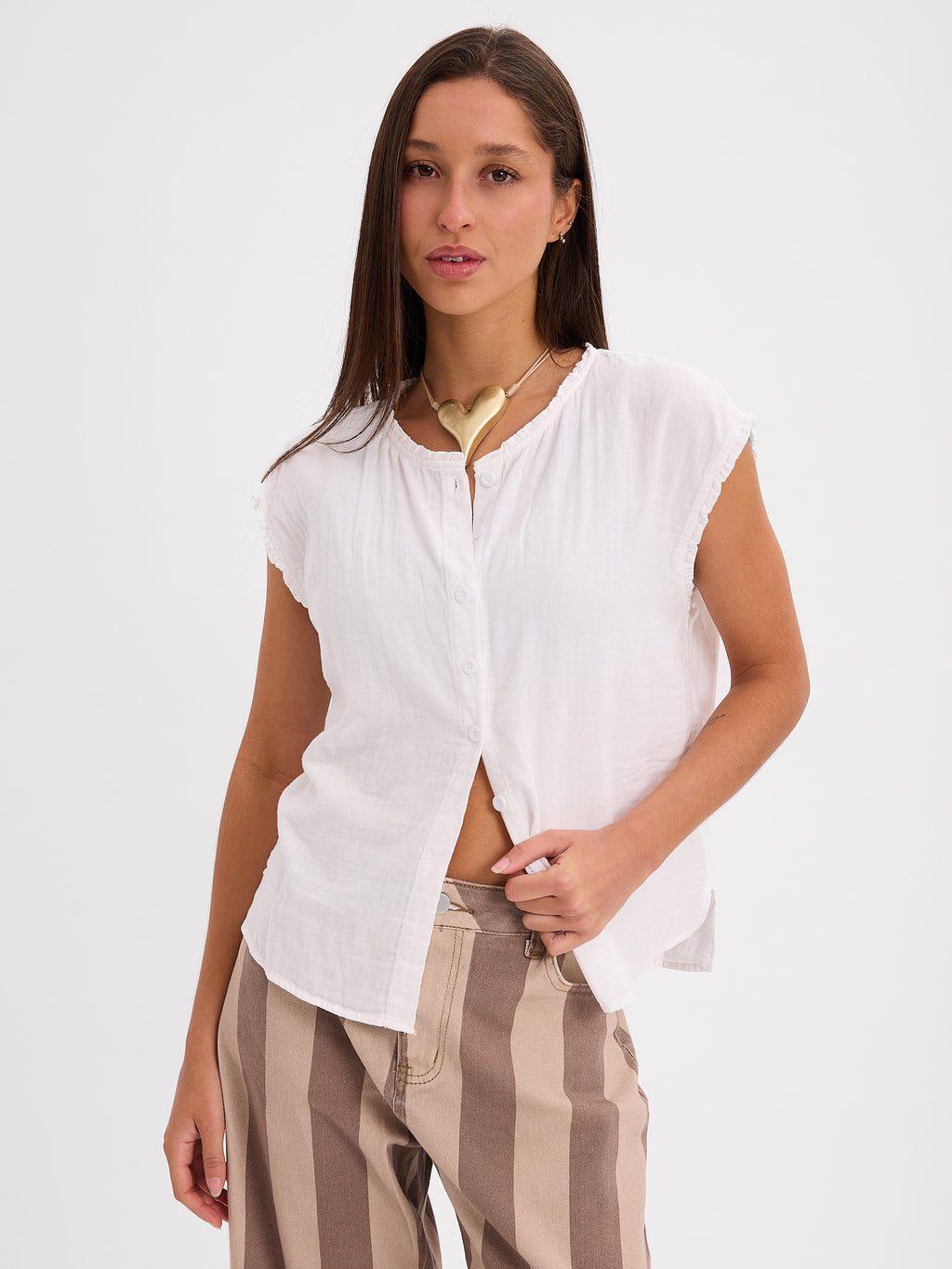 CAMISA SIN MANGAS 26R0146