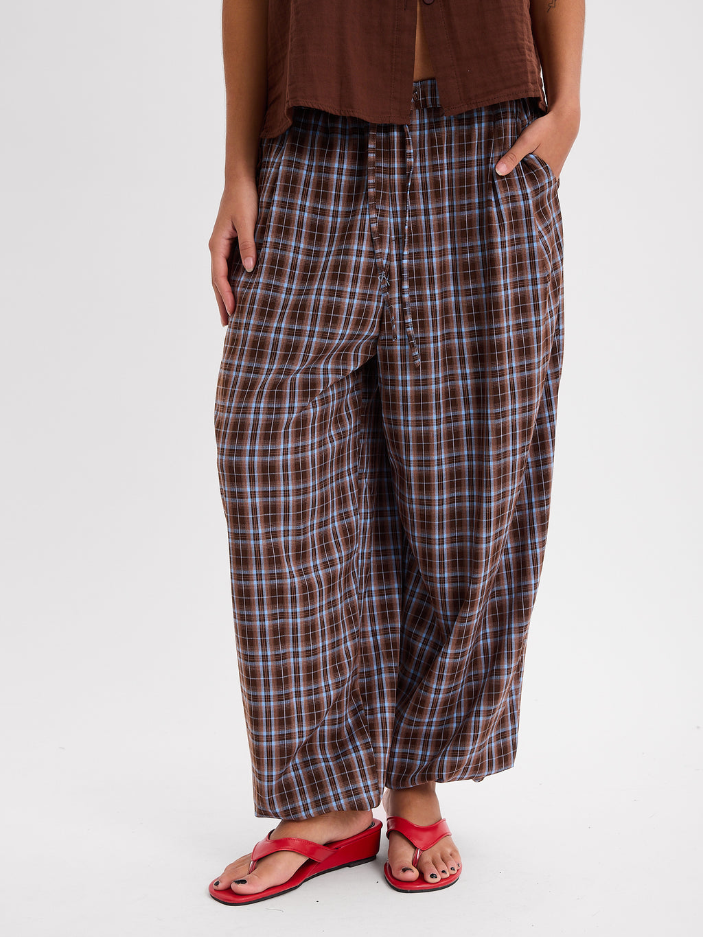 PANTALON A CUADROS 26R0087