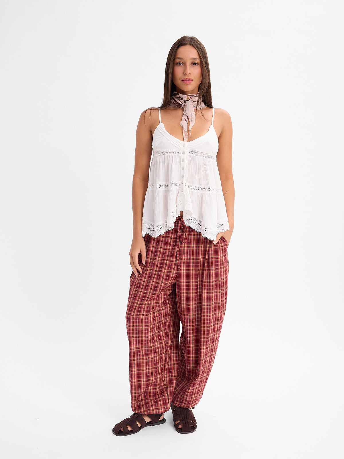 PANTALON A CUADROS 26R0087