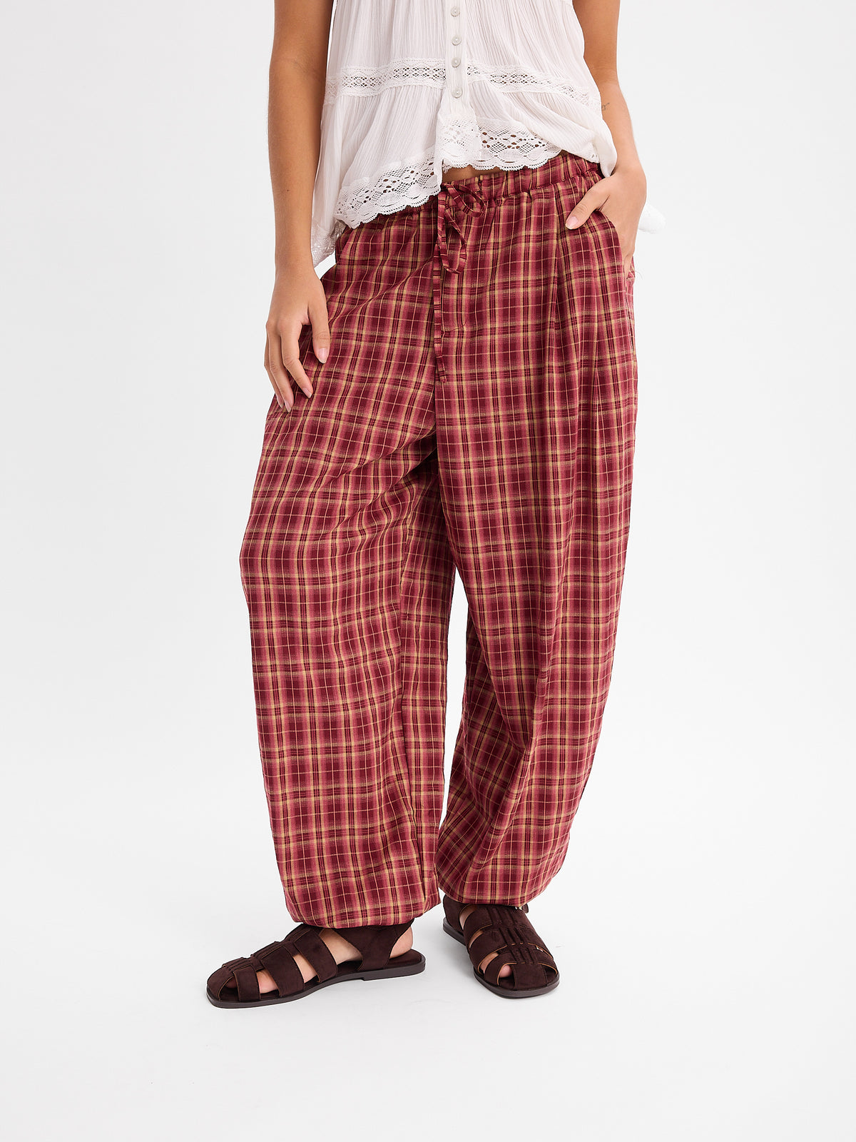 PANTALON A CUADROS 26R0087