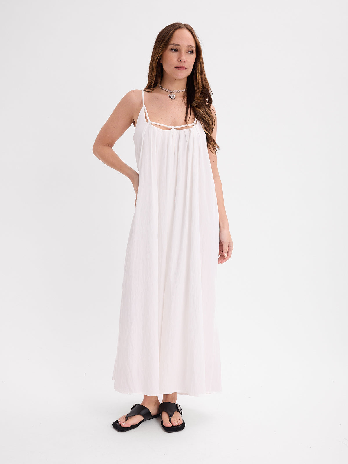 VESTIDO LARGO SIN MANGAS 26R0120