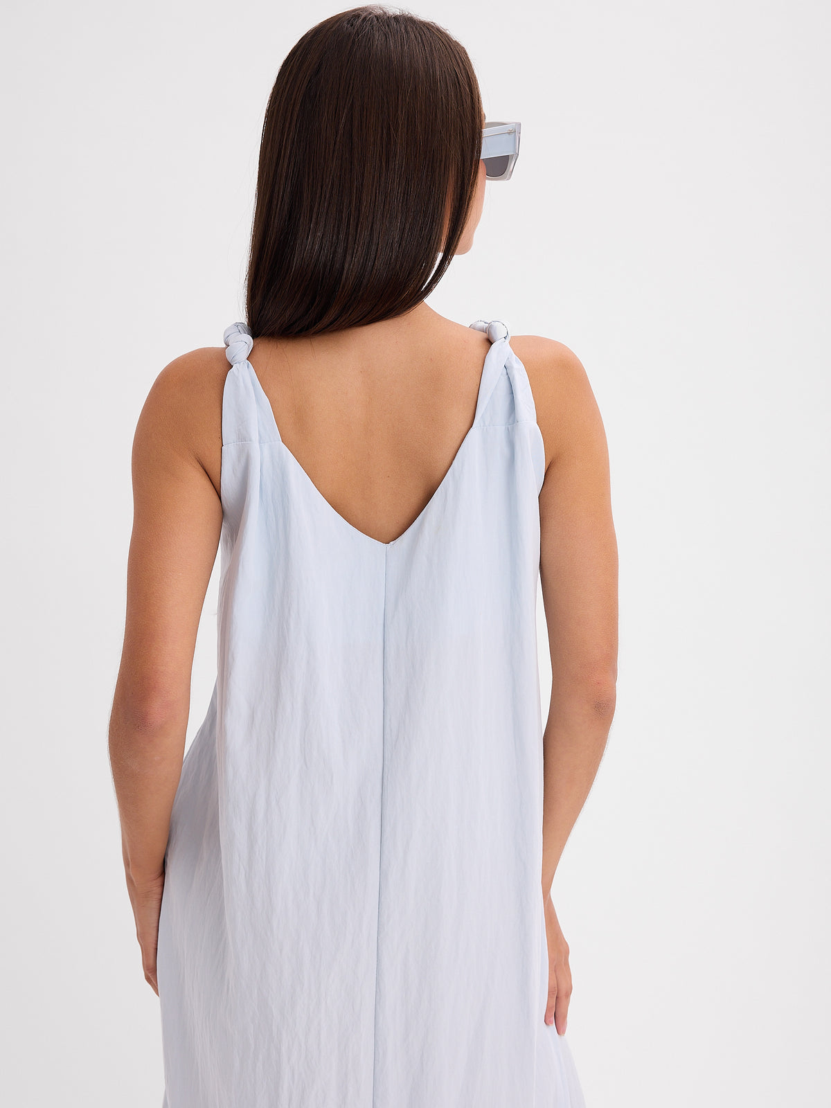 VESTIDO LARGO ESCOTE V 26R0121