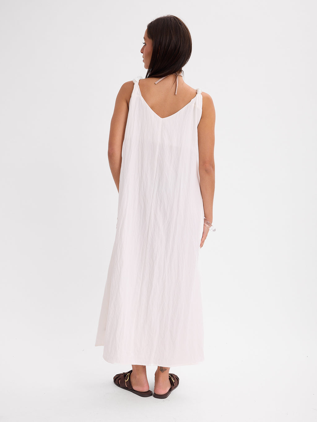 VESTIDO LARGO ESCOTE V 26R0121