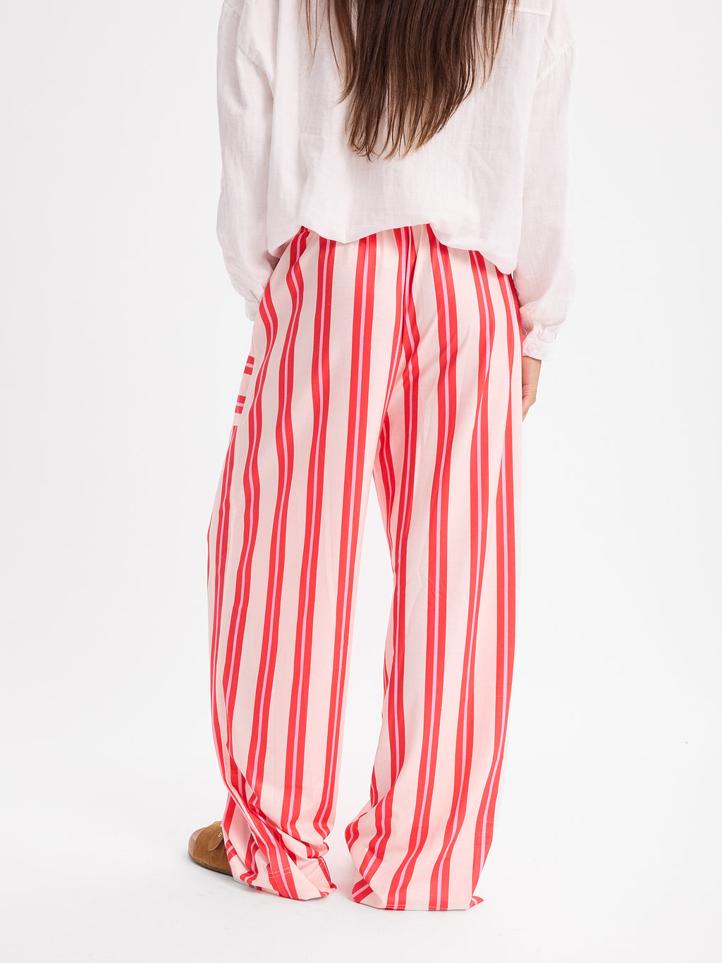 PANTALON RAYADO ROJO 26R0190