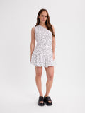 VESTIDO ASIMETRICO LUNARES 26R0126