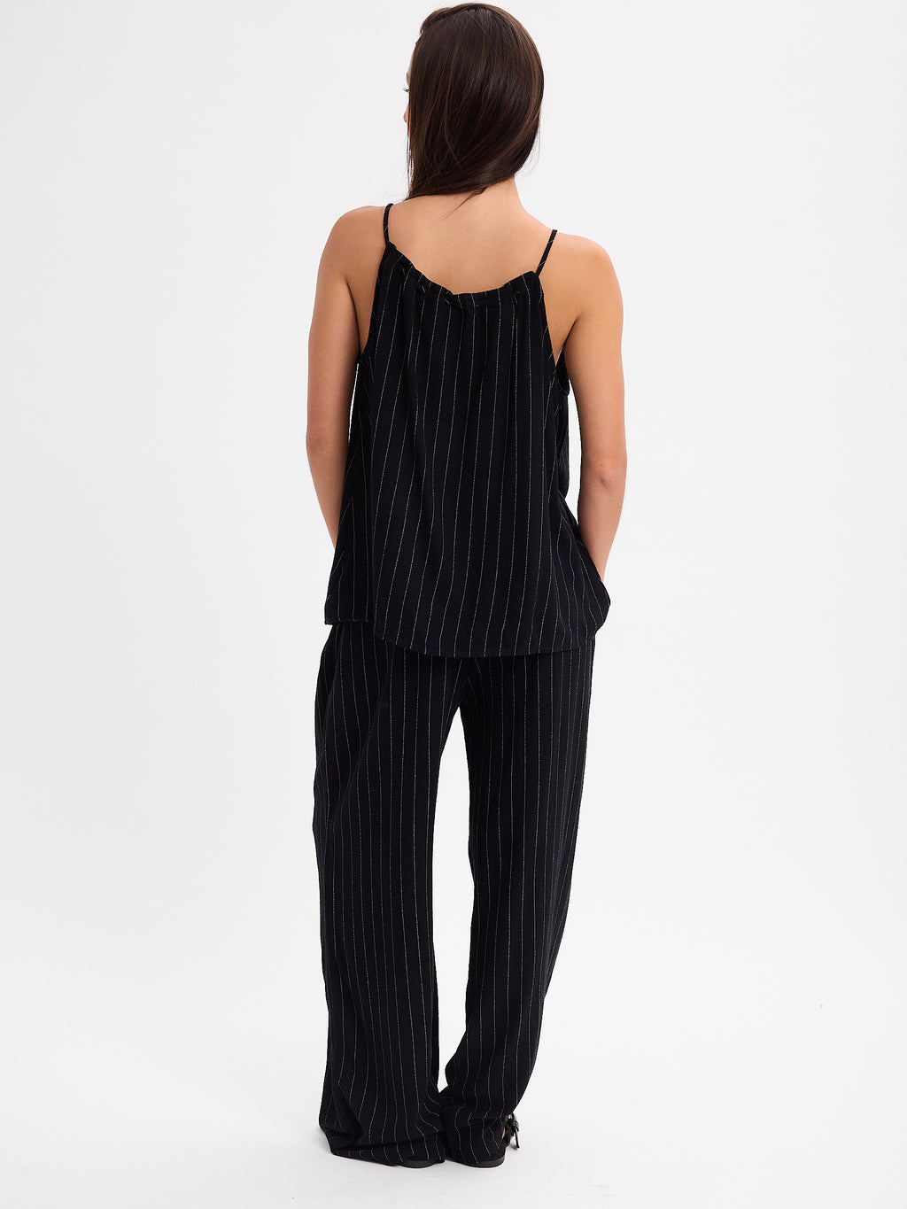 CONJUNTO PANTALON MUSCULOSA RAYADO 26R0113